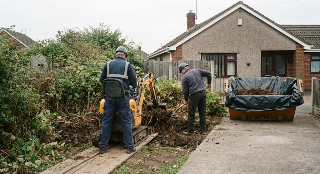 A conservatory or extension is coming
